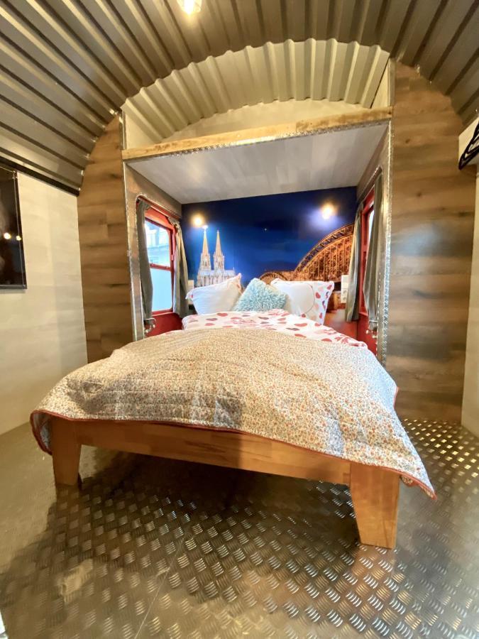 Gleis 2, Waggon Mit Ofen, Optional Mit Whirlpool Und Sauna 크로넨버그 외부 사진